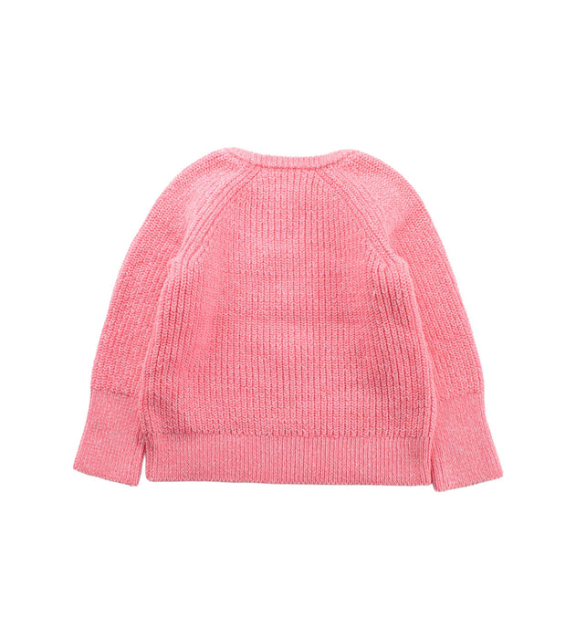 A Pink Knit Sweaters from Crewcuts in size 3T for girl. (Back View)