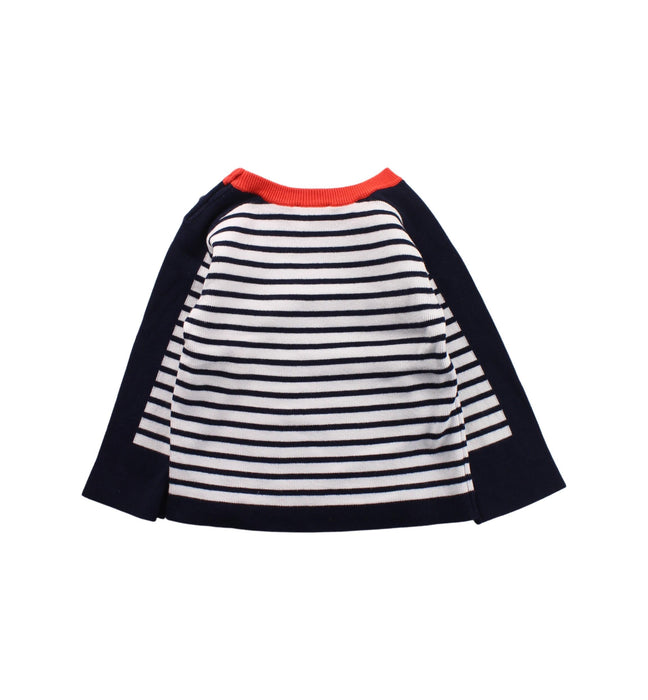 A Blue Knit Sweaters from Jacadi in size 3T for girl. (Back View)