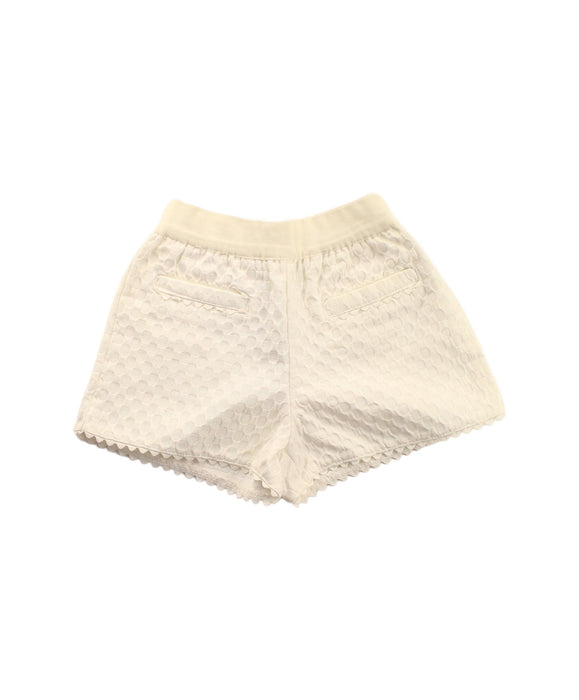 A White Shorts Sets from Gingersnaps in size 4T for girl. (Back View)