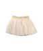 A White Short Skirts from Petit Bateau in size 4T for girl. (Back View)