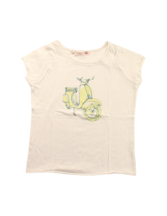 A White Short Sleeve T Shirts from Bonpoint in size 3T for girl. (Front View)