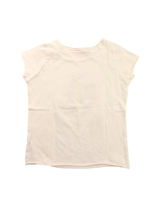 A White Short Sleeve T Shirts from Bonpoint in size 3T for girl. (Back View)
