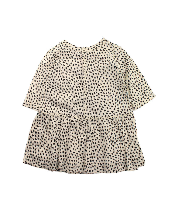 A Black Long Sleeve Dresses from Bonpoint in size 3T for girl. (Back View)