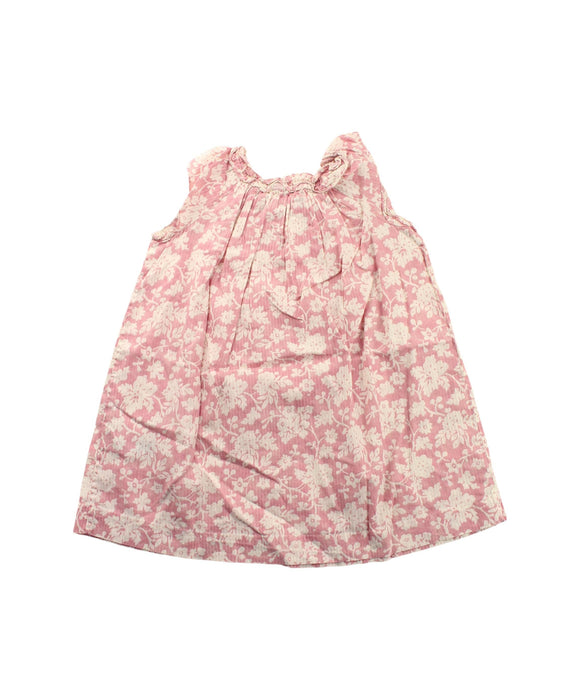 A Pink Sleeveless Dresses from Bonpoint in size O/S for girl. (Back View)