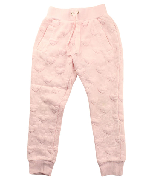 A Pink Sweatpants from Seed in size 3T for girl. (Front View)