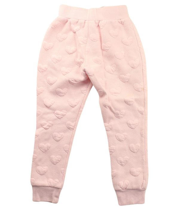A Pink Sweatpants from Seed in size 3T for girl. (Back View)