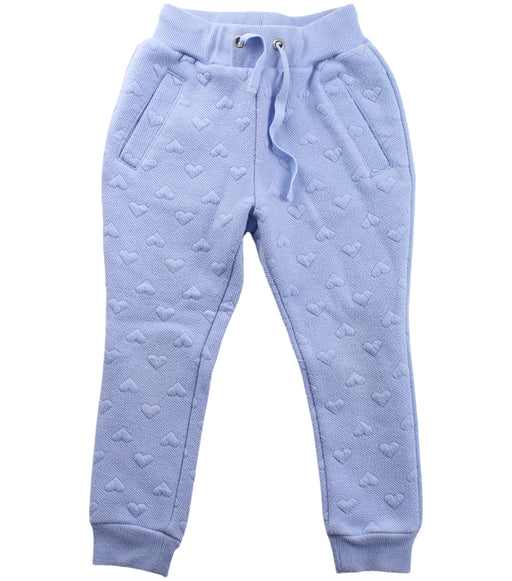A Blue Sweatpants from Seed in size 2T for girl. (Front View)