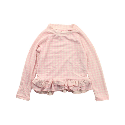 A Pink Long Sleeve Tops from Seed in size 3T for girl. (Front View)