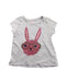 A Grey Short Sleeve T Shirts from Seed in size 3T for girl. (Front View)