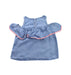 A Blue Short Sleeve Tops from Seed in size 3T for girl. (Back View)