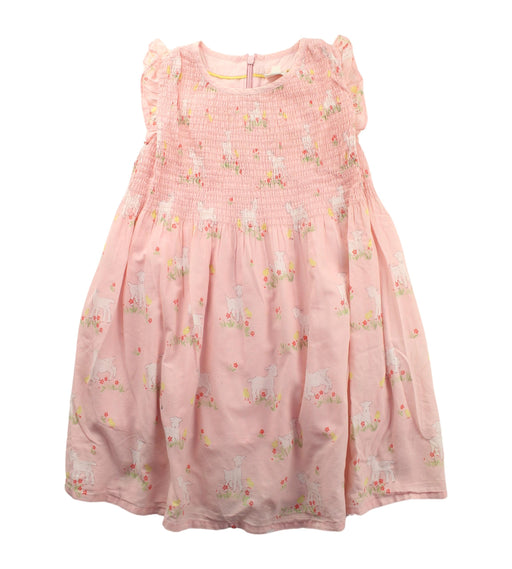 A Pink Short Sleeve Dresses from Boden in size 4T for girl. (Front View)