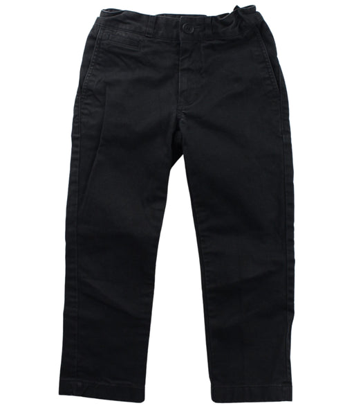 A Black Casual Pants from Burberry in size 4T for boy. (Front View)
