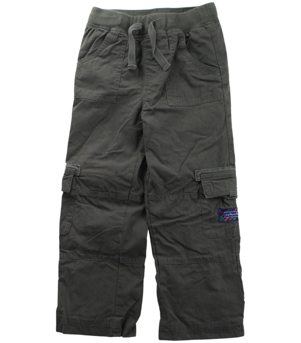 A Green Casual Pants from Jojo Maman Bébé in size 4T for boy. (Front View)