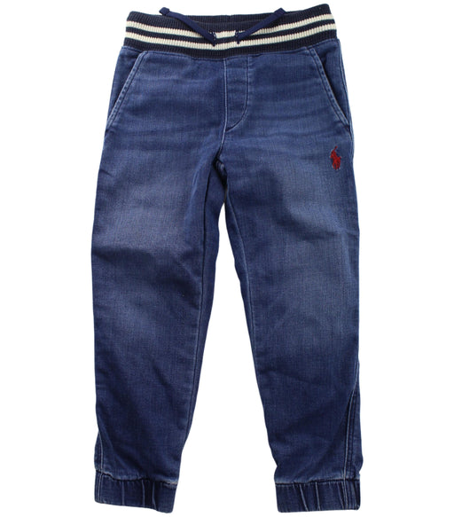 A Blue Jeans from Polo Ralph Lauren in size 5T for boy. (Front View)