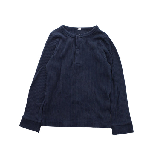 A Navy Pants Sets from Mori in size 4T for girl. (Front View)