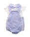 A Purple Short Sleeve Bodysuits from Jacadi in size 3-6M for girl. (Front View)