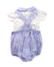 A Purple Short Sleeve Bodysuits from Jacadi in size 3-6M for girl. (Back View)