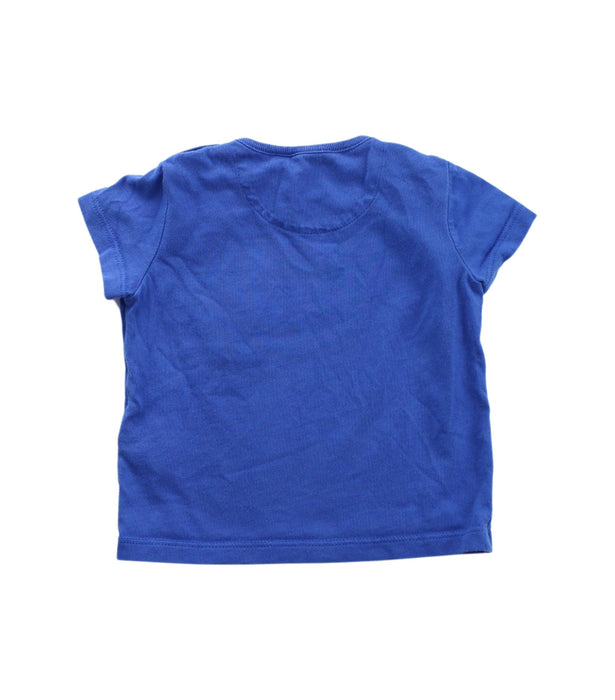 A Blue Short Sleeve T Shirts from Burberry in size 6-12M for boy. (Back View)