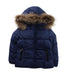 A Blue Ski Jackets from Moncler in size 2T for boy. (Front View)