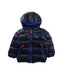 A Blue Puffer/Quilted Jackets from Patagonia in size 6-12M for boy. (Front View)