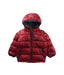 A Red Puffer/Quilted Jackets from Patagonia in size 6-12M for boy. (Front View)