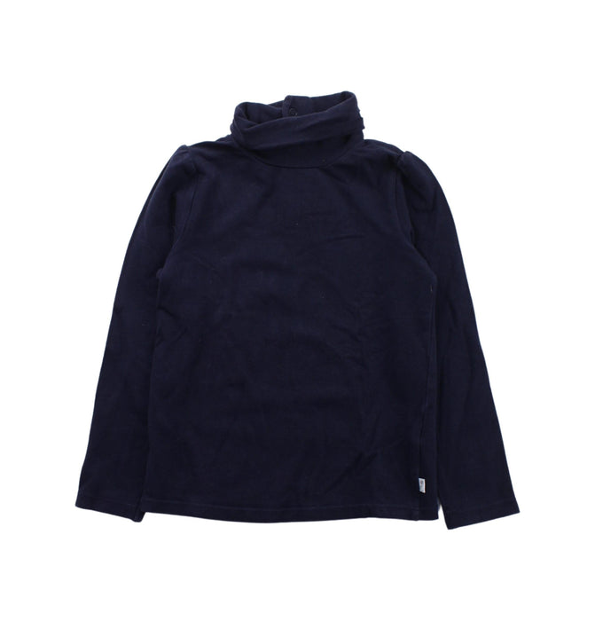 A Black Long Sleeve Tops from Jacadi in size 4T for girl. (Front View)