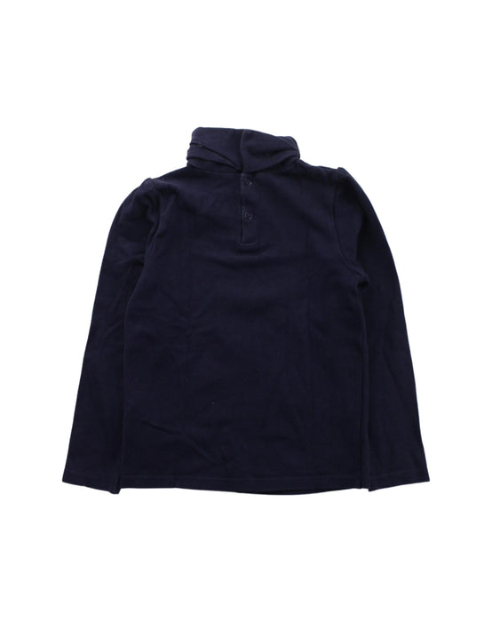 A Black Long Sleeve Tops from Jacadi in size 4T for girl. (Back View)