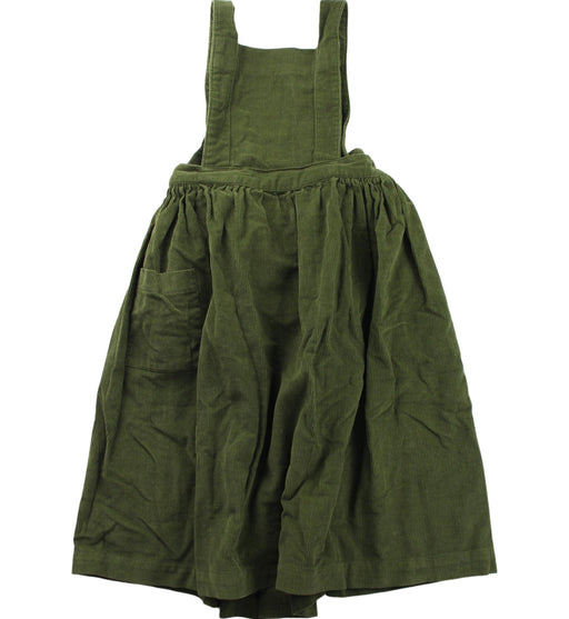 A Green Overall Dresses from Yoli & Otis in size 4T for girl. (Front View)
