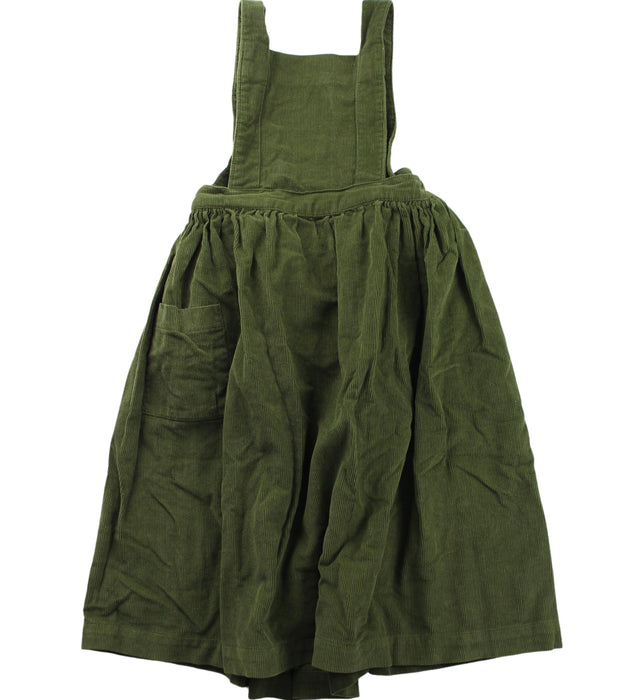 A Green Overall Dresses from Yoli & Otis in size 4T for girl. (Front View)