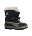 A Black Winter Boots from Sorel in size 5T for girl. (Front View)