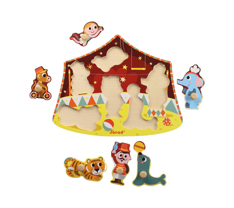 A Multicolour Board Games & Puzzles from Janod in size O/S for neutral. (Back View)