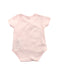 A Pink Short Sleeve Bodysuits from Chicco in size 0-3M for girl. (Back View)