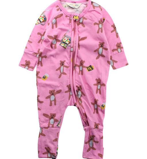 A Pink Long Sleeve Jumpsuits from Gorman in size 0-3M for girl. (Front View)