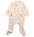 A White Onesies from Atelier Choux in size 3-6M for neutral. (Back View)