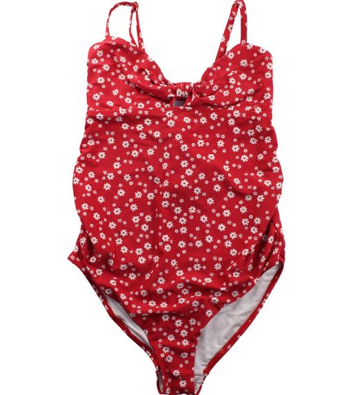 A Red Swimsuits from Seraphine in size XS for maternity. (Front View)