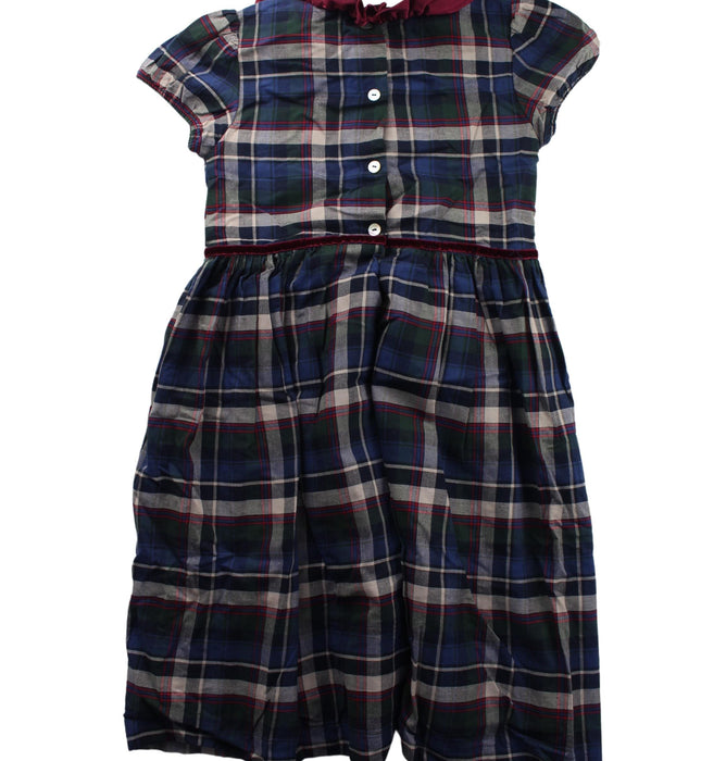 A Multicolour Short Sleeve Dresses from Amaia in size 8Y for girl. (Back View)