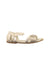 A White Sandals from Mayoral in size 9Y for girl. (Front View)