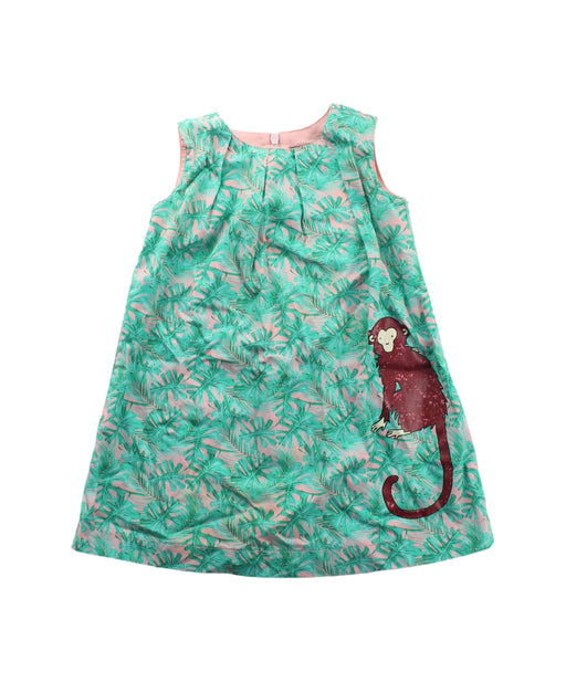 A Multicolour Sleeveless Dresses from Jim Thompson in size 2T for girl. (Front View)