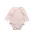 A Pink Long Sleeve Bodysuits from Ralph Lauren in size 0-3M for girl. (Front View)