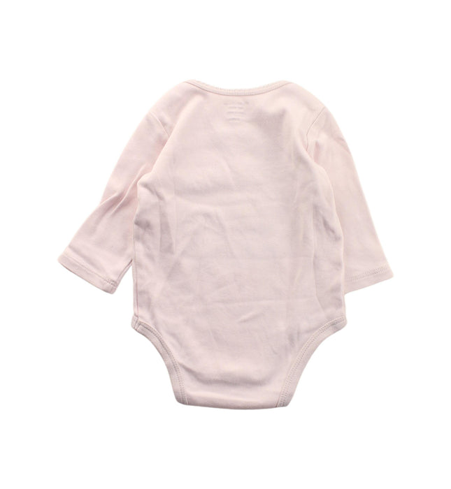 A Pink Long Sleeve Bodysuits from Ralph Lauren in size 0-3M for girl. (Back View)