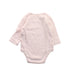 A Pink Long Sleeve Bodysuits from Ralph Lauren in size 0-3M for girl. (Back View)