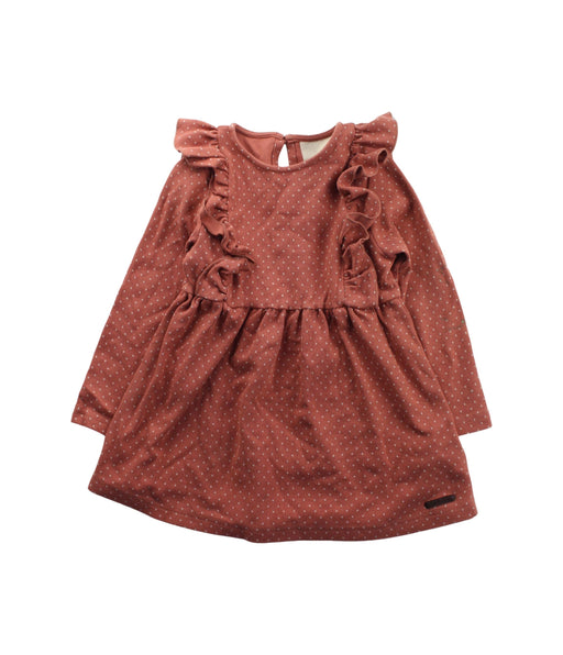 A Brown Long Sleeve Dresses from MarMar in size 3T for girl. (Front View)