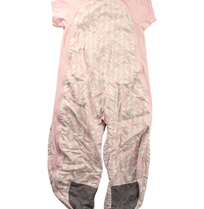 A Pink Sleepsacs from ErgoPouch in size 6-12M for girl. (Back View)