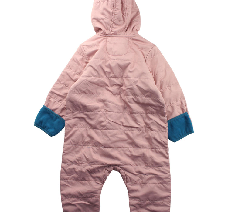 A Pink Long Sleeve Jumpsuits from Kathmandu in size 12-18M for girl. (Back View)
