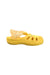 A Yellow Sandals from Ipanema in size 18-24M for girl. (Front View)