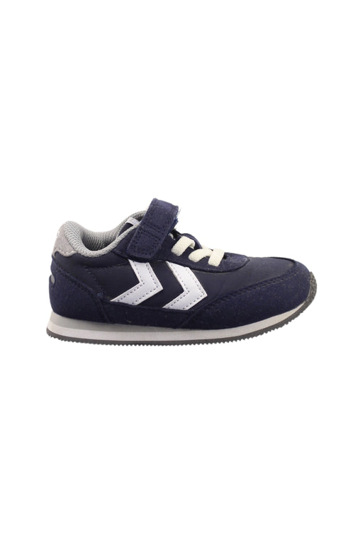 A Blue Sneakers from hummel in size 18-24M for boy. (Front View)