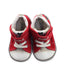 A Red Sneakers from Miki House in size 18-24M for boy. (Back View)