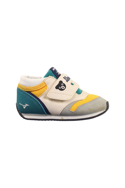 A Multicolour Sneakers from Miki House x Mizuno in size 18-24M for boy. (Front View)