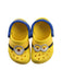 A Yellow Sandals from Crocs in size 18-24M for boy. (Back View)