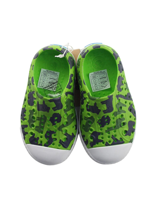A Green Aqua Shoes from Native Shoes in size 12-18M for boy. (Back View)